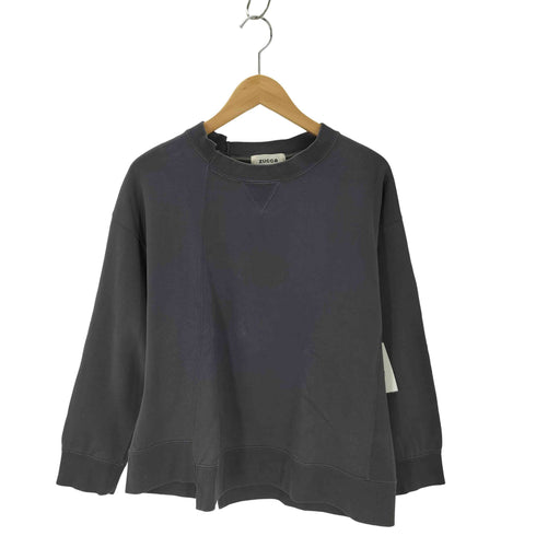 ズッカ ZUCCa 20SS ドッキング Vガゼット スウェットトレーナー レディース JPN:M