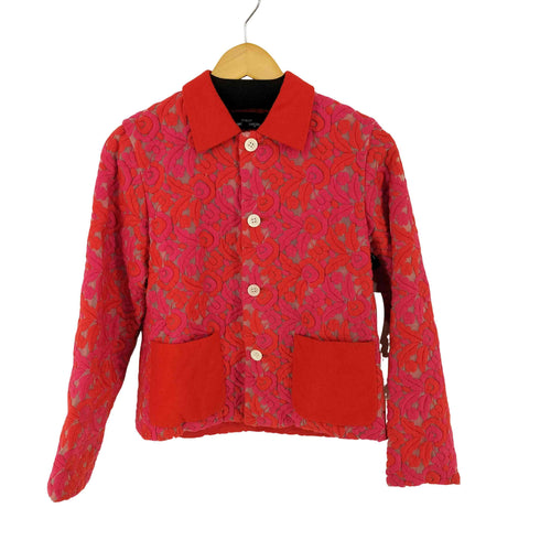 トリココムデギャルソン tricot COMME des GARCONS 01AW ボタニカル シアージャケット レディース JPN:M