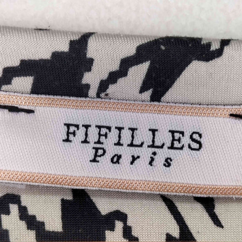 フィフィーユパリ FIFILLES PARIS 総柄 ストレッチワンピース レディース