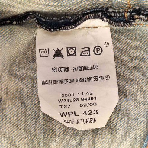リーバイスレッド Levis RED 00s HONEST DISHONEST 立体裁断デニムパンツ レディース W24 L28