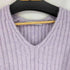 ザラ ZARA Vネックケーブルニット レディース import:M