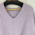 ザラ ZARA Vネックケーブルニット レディース import:M