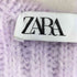 ザラ ZARA Vネックケーブルニット レディース import:M