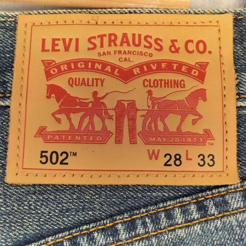 リーバイス Levis 502 CLASSIC レギュラーストレート デニムパンツ メンズ 28/33