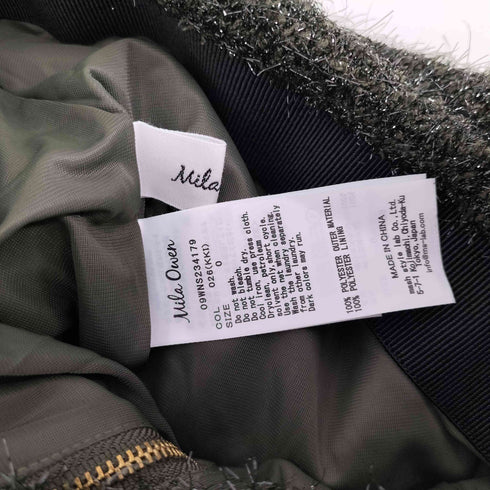 ミラオーウェン Mila Owen 23AW ラメニット ナロー スカート レディース JPN:0