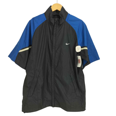 ナイキゴルフ NIKE GOLF ロゴプリント 半袖ナイロンジップアップジャケット メンズ JPN:XL
