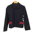 ローブドシャンブルコムデギャルソン robe de chambre COMME des GARCONS 02SS カラー切替 ウールジャケット レディース JPN:M