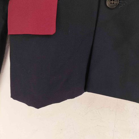 ローブドシャンブルコムデギャルソン robe de chambre COMME des GARCONS 02SS カラー切替 ウールジャケット レディース JPN:M