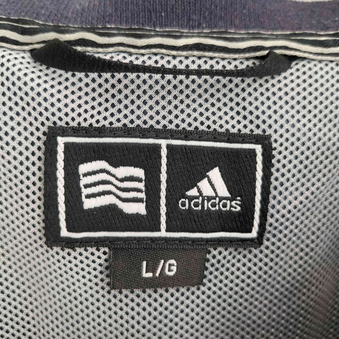 アディダス adidas ロゴ刺繍 ナイロンプルオーバージャケット ピステ メンズ JPN:L