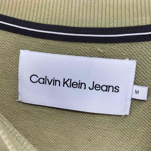 カルバンクラインジーンズ Calvin Klein Jeans ロゴ刺繍 クルーネック スウェット トレーナー メンズ import:M