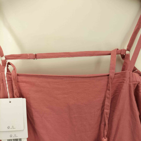 ダズリン dazzlin 24SS バックオープン ボリューム コットン ワンピース レディース import:M