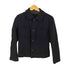 トリココムデギャルソン tricot COMME des GARCONS 01AW パッチポケット ウールナイロン ラウンドカラージャケット レディース JPN:S