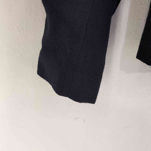 トリココムデギャルソン tricot COMME des GARCONS 01AW パッチポケット ウールナイロン ラウンドカラージャケット レディース JPN:S