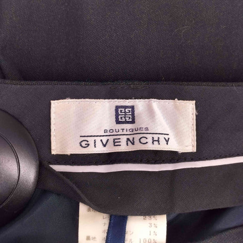 ジバンシィ GIVENCHY OLD ウールレーヨン タックスラックスパンツ メンズ FR:38-40