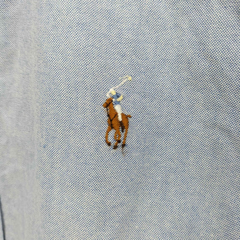 ポロバイラルフローレン Polo by RALPH LAUREN 90S ポニー刺繍 L/S ボタンダウン シャツ メンズ 42-82