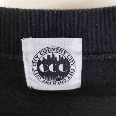 CITY COUNTRY CITY 23SS EMBROIDERED LOGO COTTON SWEAT SHIRT メンズ import:L