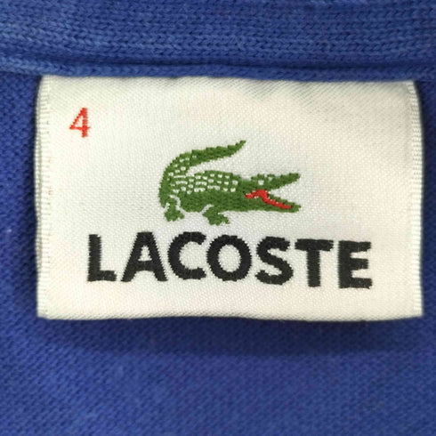 ラコステ LACOSTE ワッペン S/S ポロシャツ レディース JPN:4