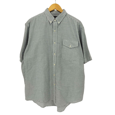 エルエルビーン L.L.Bean CARE SHORT SLEEVE B.D SHIRTS ストライプポケット付き半袖シャツ メンズ import:M