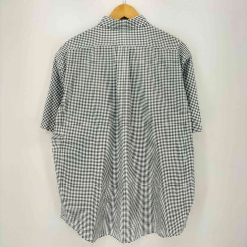 エルエルビーン L.L.Bean CARE SHORT SLEEVE B.D SHIRTS ストライプポケット付き半袖シャツ メンズ import:M