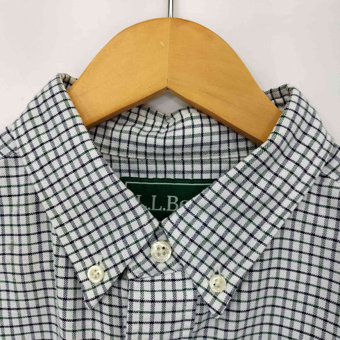エルエルビーン L.L.Bean CARE SHORT SLEEVE B.D SHIRTS ストライプポケット付き半袖シャツ メンズ import:M
