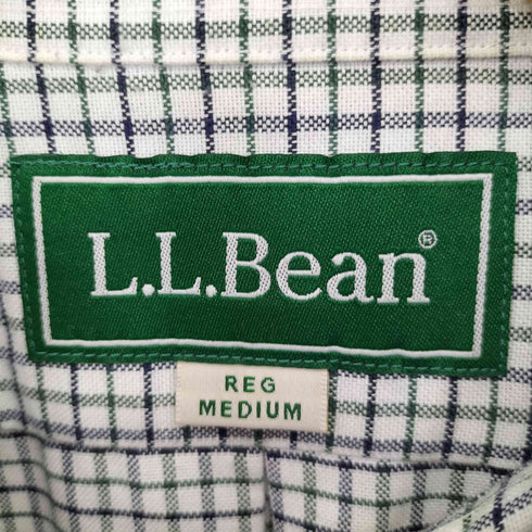 エルエルビーン L.L.Bean CARE SHORT SLEEVE B.D SHIRTS ストライプポケット付き半袖シャツ メンズ import:M