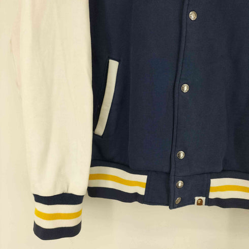 アベイシングエイプ A BATHING APE SWEAT VARSITY JACKET メンズ JPN:L