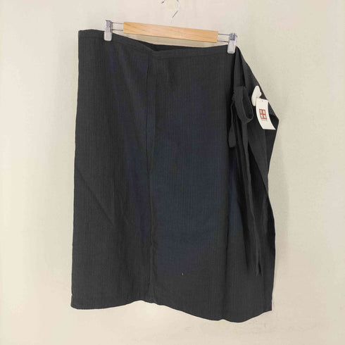 ローブドシャンブルコムデギャルソン robe de chambre COMME des GARCONS モヘア混 ラップスカート レディース