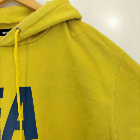 ウィンダンシー WIND AND SEA SHE HOODIE ロゴプリント プルオーバーパーカー メンズ JPN:XL