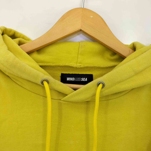ウィンダンシー WIND AND SEA SHE HOODIE ロゴプリント プルオーバーパーカー メンズ JPN:XL