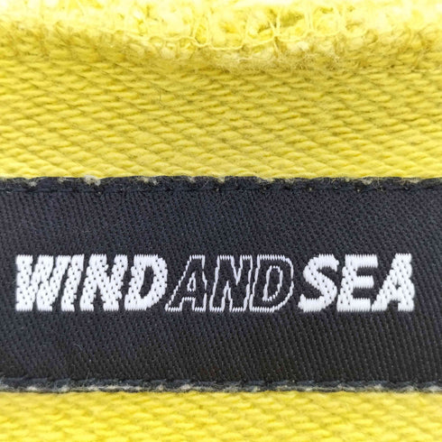 ウィンダンシー WIND AND SEA SHE HOODIE ロゴプリント プルオーバーパーカー メンズ JPN:XL