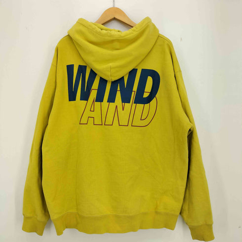 ウィンダンシー WIND AND SEA SHE HOODIE ロゴプリント プルオーバーパーカー メンズ JPN:XL