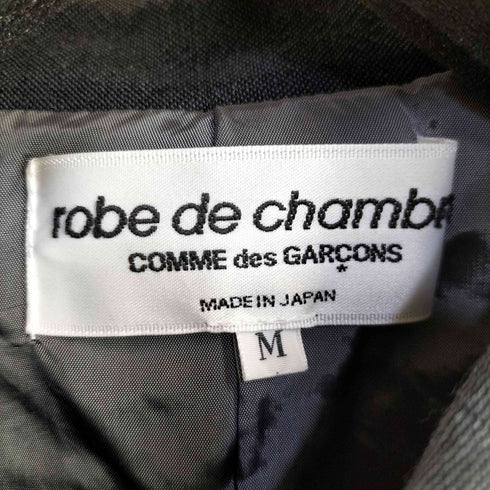 ローブドシャンブルコムデギャルソン robe de chambre COMME des GARCONS モヘア混 ラウンドカラージャケット レディース JPN:M