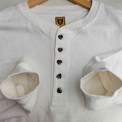ヒューマンメイド HUMAN MADE Henley Neck L/S TEE ヘンリーネック ロンT メンズ JPN:L