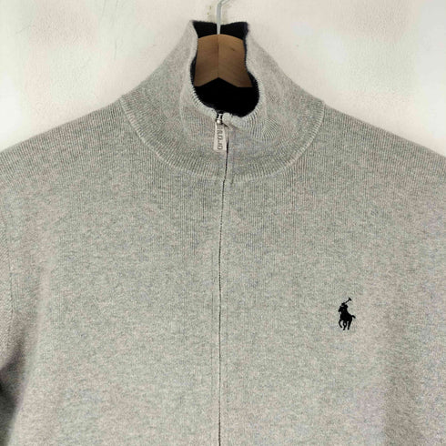 ポロラルフローレン POLO RALPH LAUREN ジップアップ コットンニット メンズ JPN:L