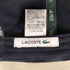 ラコステ LACOSTE ロゴ刺繍 レザーベルト ツイルキャップ メンズ 58cm