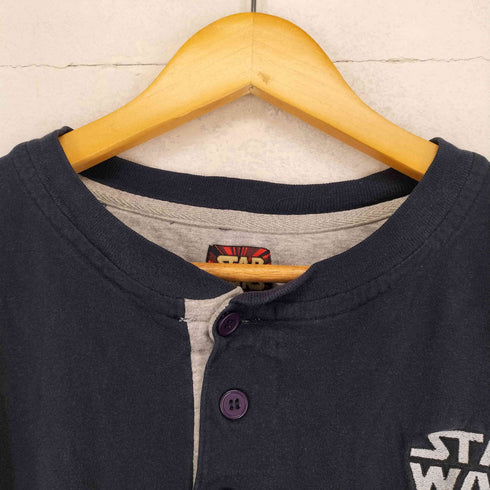 映画モチーフヘンリーネックTシャツ メンズ EXTRA LARGE