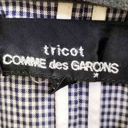 トリココムデギャルソン tricot COMME des GARCONS ギンガムチェック ジャケット レディース JPN:M
