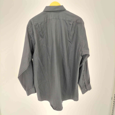 ヴァンヒューゼン VAN HEUSEN LUX SATEEN サテンカラードレスシャツ メンズ 17 34/35