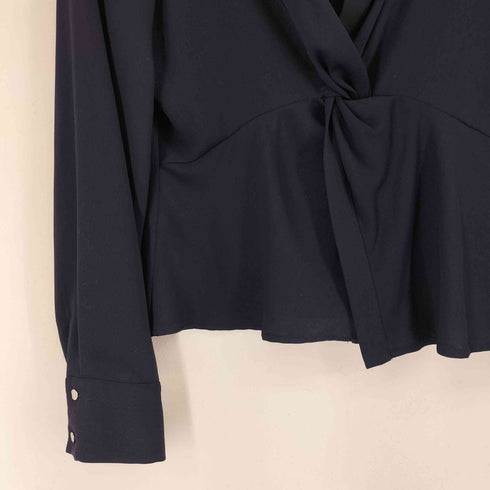 ザラ ZARA BLOUSE WITH FRONT KONT レディース