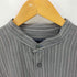 FRIDAYS CLUETT ノーカラーストライプシャツ メンズ import:L
