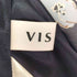 ビス ViS 洗えるフラワー&無地割裁サテンフレアワンピース レディース FREE
