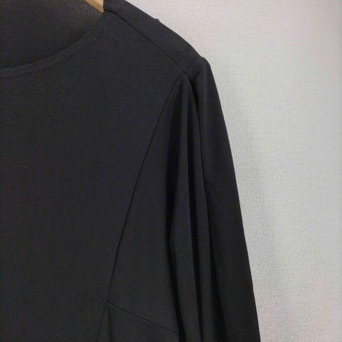 リミフゥ LIMI feu 21ss ポリ混 キュプラ プロントポケット チュニック半袖ワンピース レディース S