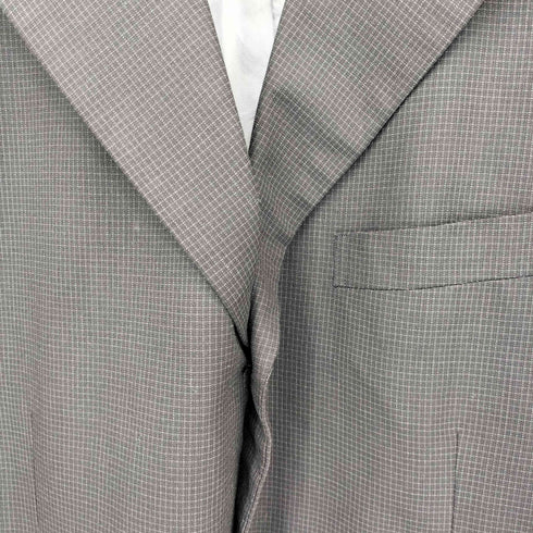 メンズビギ MENS BIGI チェックウール3Bテーラードジャケット メンズ JPN:L