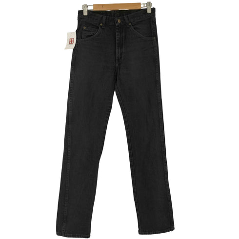 ラングラー Wrangler ブラックデニムテーパードパンツ メンズ