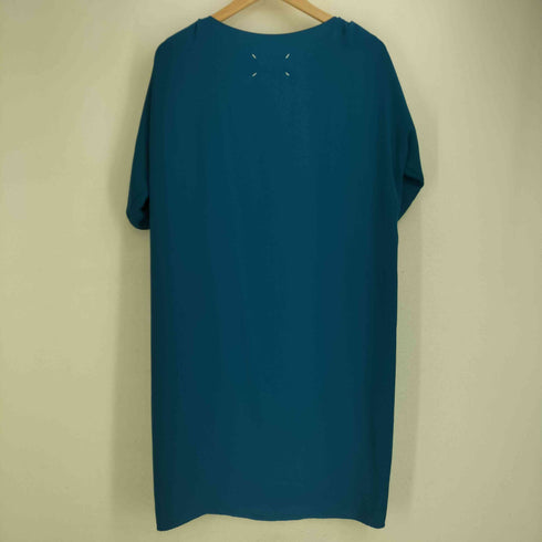 メゾンマルタンマルジェラ Maison Martin Margiela 14ss デザインチーム期 ポリ100 テールカット チュニック半袖ワンピ―ス レディース 38