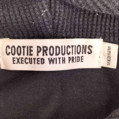 クーディプロダクション cootie productions ロゴプリント サーマルレイヤード パーカー メンズ JPN:M