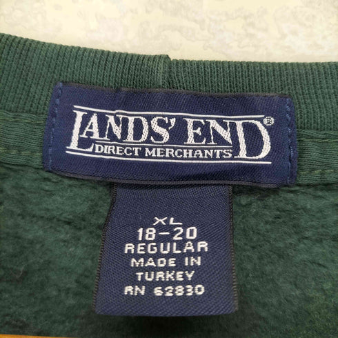 ランズエンド LANDS END 企業ロゴ刺繍クルーネックスウェット メンズ XL