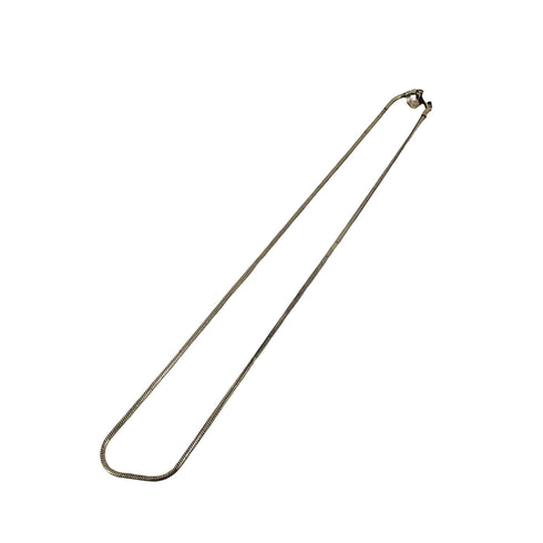 ジョンローレンスサリバン JOHN LAWRENCE SULLIVAN Silver snake chain necklace メンズ