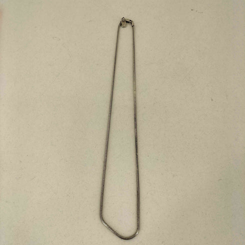 ジョンローレンスサリバン JOHN LAWRENCE SULLIVAN Silver snake chain necklace メンズ