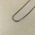 ジョンローレンスサリバン JOHN LAWRENCE SULLIVAN Silver snake chain necklace メンズ